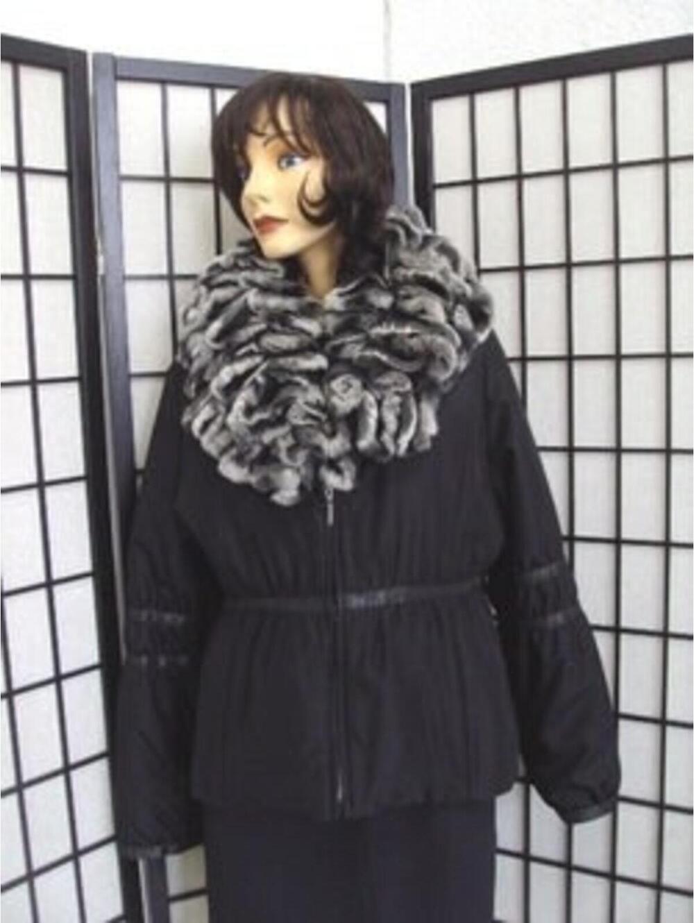 Brand New Sheared Rabbit Liner & Rex Rabbit Fur Jacket Woman Women Size 4-6